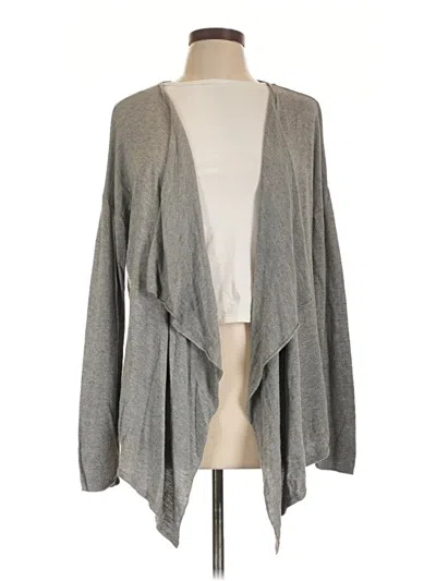 Pre-owned H&m Cardigan Sweater In Gray