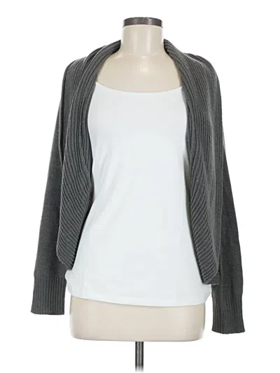 Pre-owned H&m Cardigan Sweater In Gray