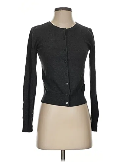 Pre-owned H&m Cardigan Sweater In Gray