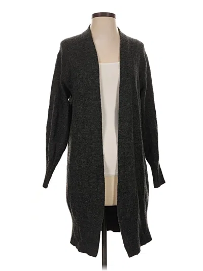 Pre-owned H&m Cardigan Sweater In Gray