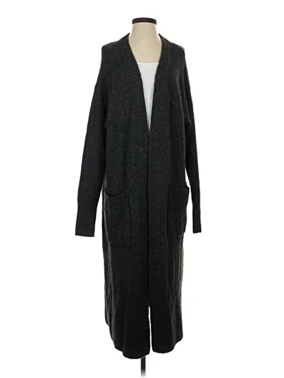 Pre-owned H&m Cardigan Sweater In Gray