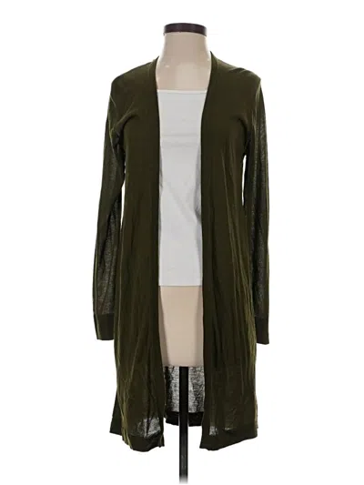 Pre-owned H&m Cardigan Sweater In Green