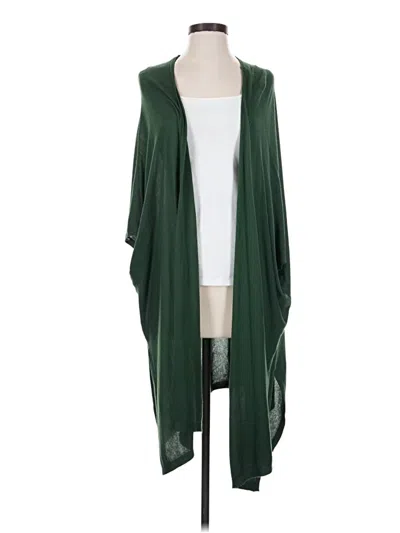 Pre-owned H&m Cardigan Sweater In Green