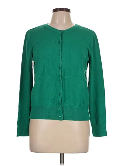 Pre-owned H&m Cardigan Sweater In Green