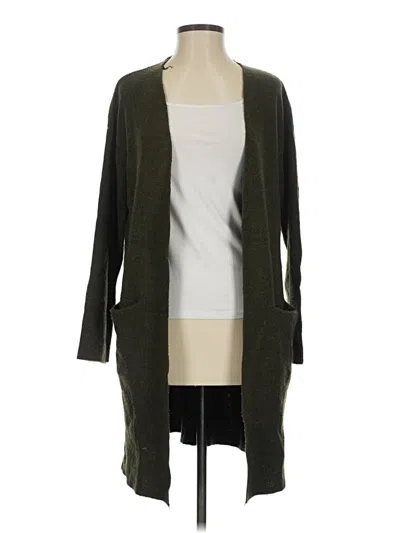 Pre-owned H&m Cardigan Sweater In Green