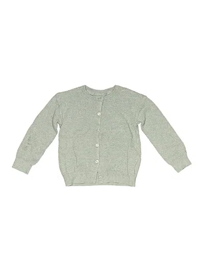 Pre-owned H&m Kids' Cardigan Sweater In Green