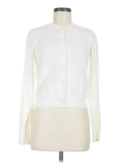 Pre-owned H&m Cardigan Sweater In Ivory