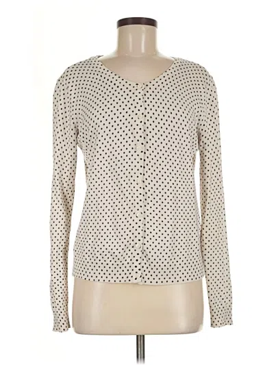 Pre-owned H&m Cardigan Sweater In Ivory