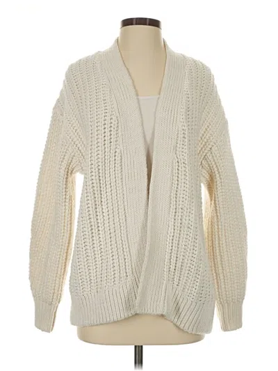 Pre-owned H&m Cardigan Sweater In Ivory
