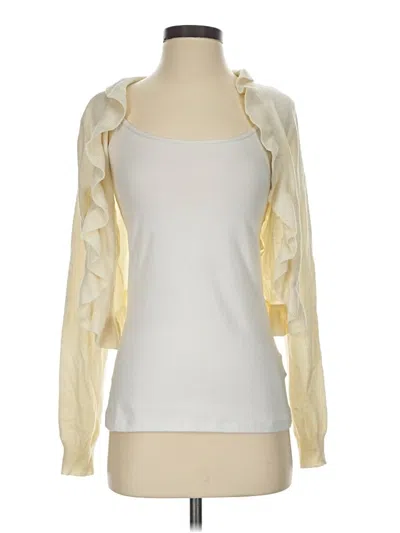 Pre-owned H&m Cardigan Sweater In Ivory