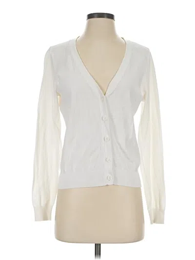 Pre-owned H&m Cardigan Sweater In Ivory