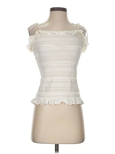 Pre-owned H&m Cardigan Sweater In Ivory
