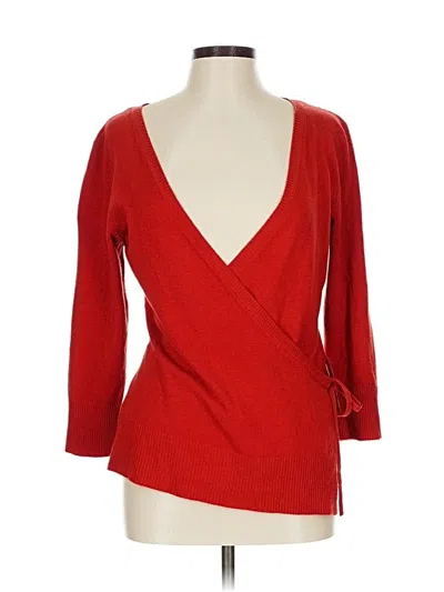 Pre-owned H&m Cardigan Sweater In Orange