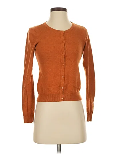 Pre-owned H&m Cardigan Sweater In Orange