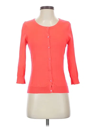 Pre-owned H&m Cardigan Sweater In Orange