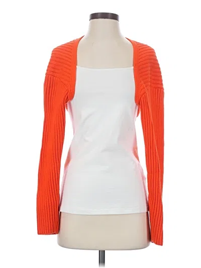 Pre-owned H&m Cardigan Sweater In Orange