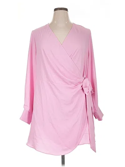 Pre-owned H&m Cardigan Sweater In Pink