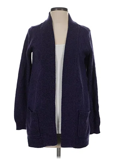 Pre-owned H&m Cardigan Sweater In Purple
