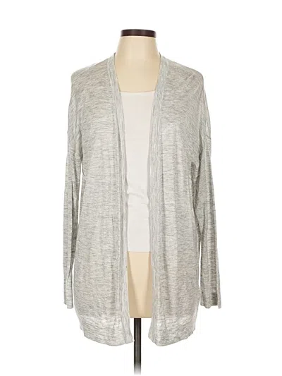 Pre-owned H&m Cardigan Sweater In Silver