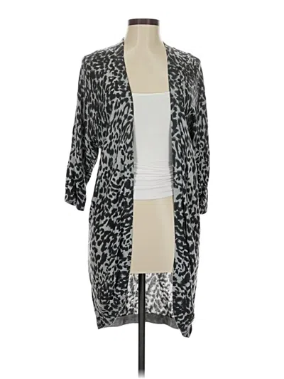 Pre-owned H&m Cardigan Sweater In Silver