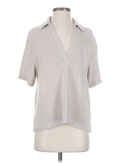 Pre-owned H&m Cardigan Sweater In Silver