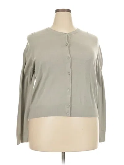 Pre-owned H&m Cardigan Sweater In Silver