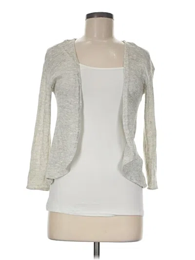 Pre-owned H&m Cardigan Sweater In Silver