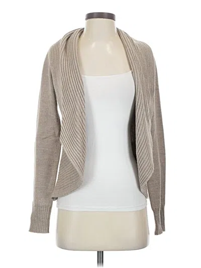 Pre-owned H&m Cardigan Sweater In Tan