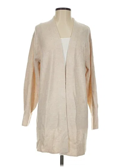 Pre-owned H&m Cardigan Sweater In Tan