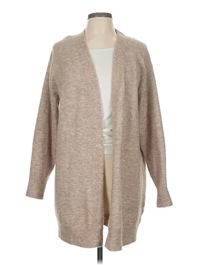 Pre-owned H&m Cardigan Sweater In Tan