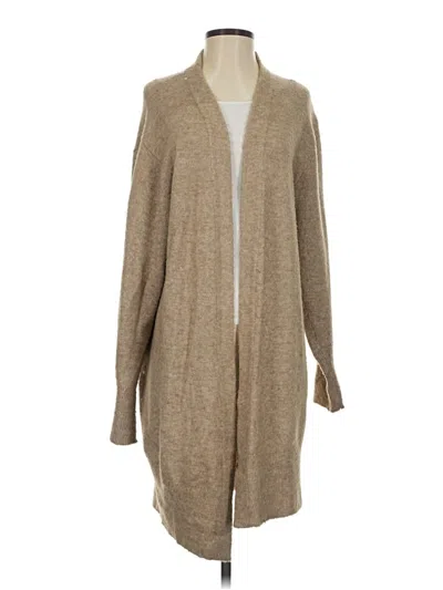 Pre-owned H&m Cardigan Sweater In Tan
