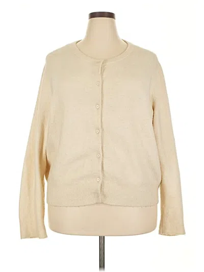 Pre-owned H&m Cardigan Sweater In Tan