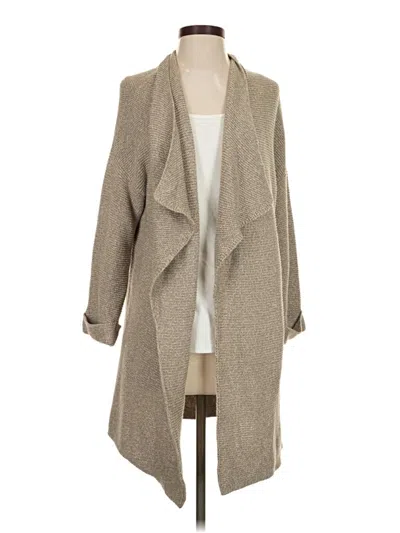 Pre-owned H&m Cardigan Sweater In Tan