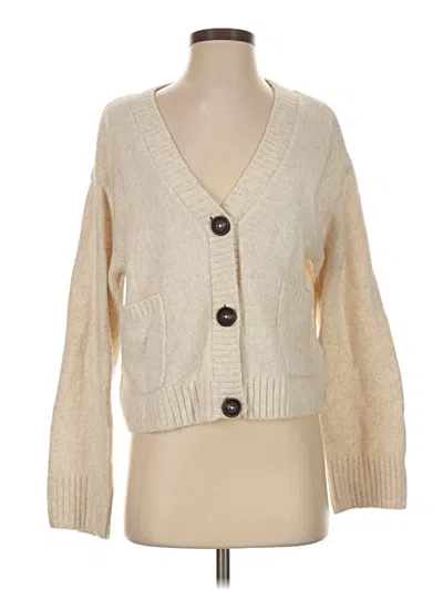 Pre-owned H&m Cardigan Sweater In Tan