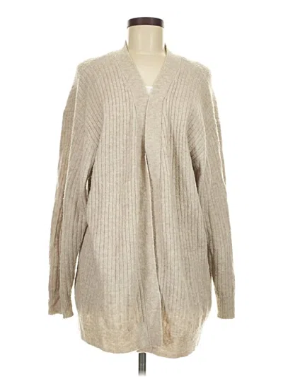 Pre-owned H&m Cardigan Sweater In Tan