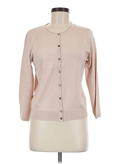 Pre-owned H&m Cardigan Sweater In Tan