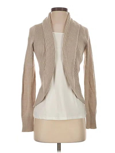 Pre-owned H&m Cardigan Sweater In Tan