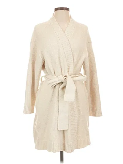 Pre-owned H&m Cardigan Sweater In Tan