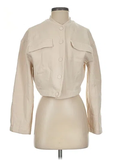 Pre-owned H&m Cardigan Sweater In Tan
