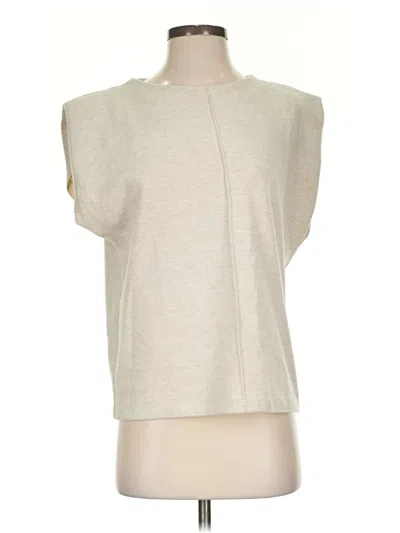 Pre-owned H&m Cardigan Sweater In White