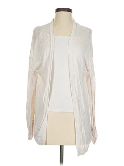 Pre-owned H&m Cardigan Sweater In White