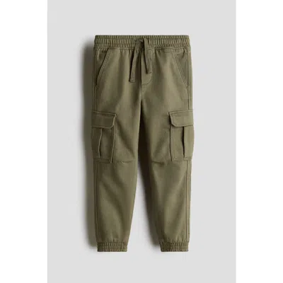 H&m Kids'  Cargo Joggers In Green
