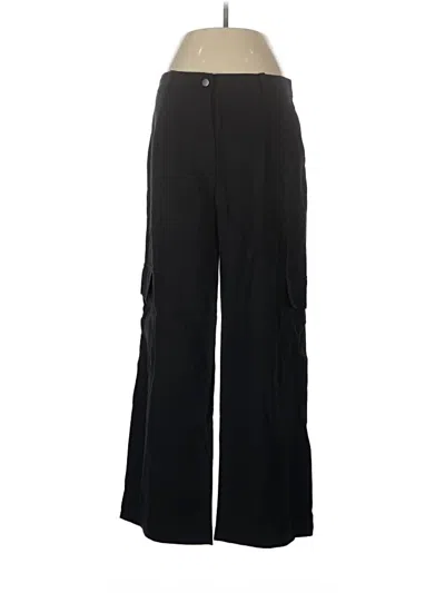 Pre-owned H&m Cargo Pants In Black