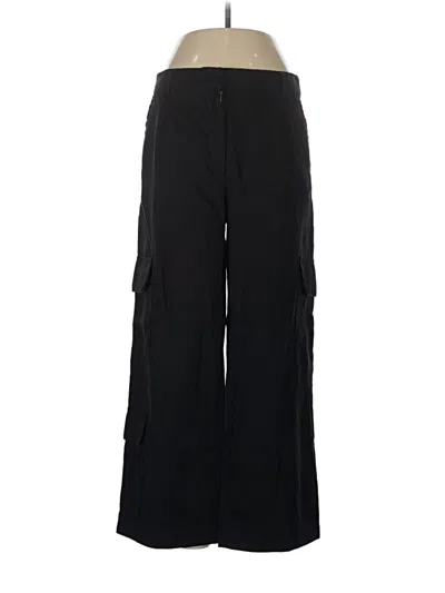 Pre-owned H&m Cargo Pants In Black