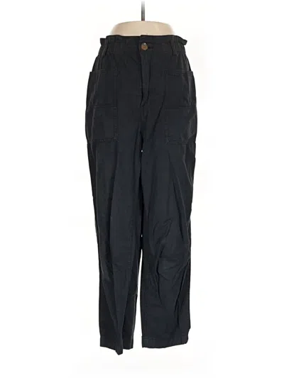 Pre-owned H&m Cargo Pants In Black