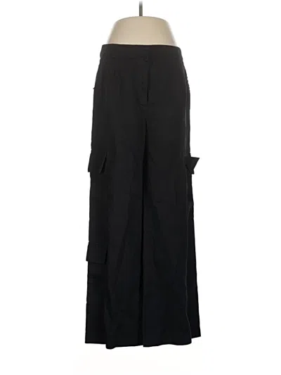 Pre-owned H&m Cargo Pants In Black