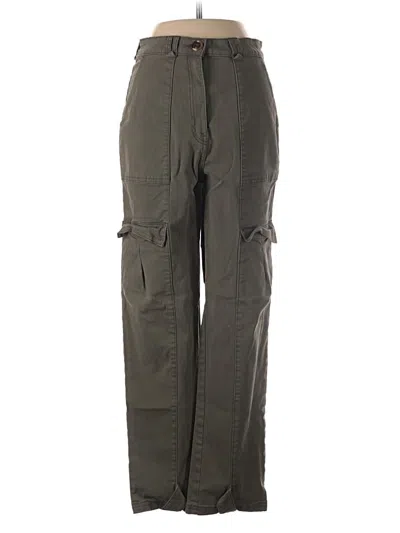 Pre-owned H&m Cargo Pants In Green