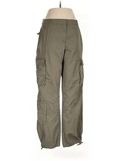 Pre-owned H&m Cargo Pants In Green