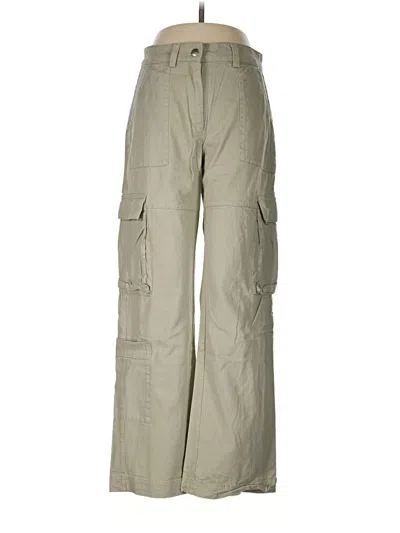Pre-owned H&m Cargo Pants In Green