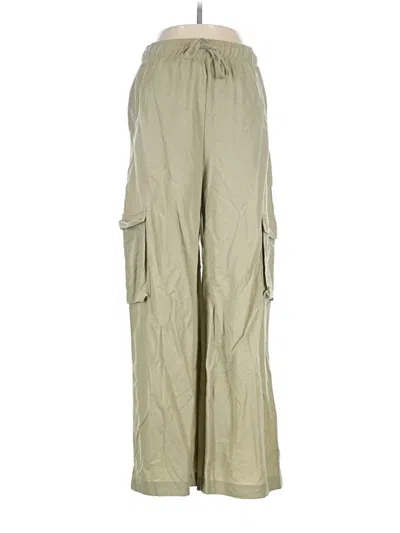 Pre-owned H&m Cargo Pants In Green
